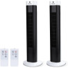 Aigostar Ventilateur Colonne Silencieux,Ventilateur Tour avec Télécommande, Oscillant 85°, Minuterie 7,5H, 3 Modes et 3 Vitesses