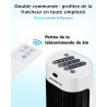 Aigostar Ventilateur Colonne Silencieux,Ventilateur Tour avec Télécommande, Oscillant 85°, Minuterie 7,5H, 3 Modes et 3 Vitesses