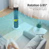Aigostar Ventilateur Colonne Silencieux 76cm, 3 Vitesses Puissantes, Oscillation 85°, Minuterie 2H, Sécurisé pour Enfant, Économ