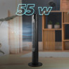 Cecotec - Ventilateur de Colonne EnergySilence 8150 Skyline - 55 W, Diamètre 106 cm, LED et Télécommande, Écran LED, Contrôle Ta
