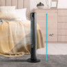 Cecotec - Ventilateur de Colonne EnergySilence 8150 Skyline - 55 W, Diamètre 106 cm, LED et Télécommande, Écran LED, Contrôle Ta