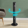 Cecotec - Ventilateur de Colonne EnergySilence 8150 Skyline - 55 W, Diamètre 106 cm, LED et Télécommande, Écran LED, Contrôle Ta