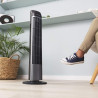 Cecotec Ventilateur de Tour avec Télécommande et Minuterie EnergySilence 7050 SkyLine Control, 45 W, Hauteur 33", Moteur en cuiv