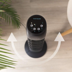 Cecotec Ventilateur de Tour avec Télécommande et Minuterie EnergySilence 7050 SkyLine Control, 45 W, Hauteur 33", Moteur en cuiv