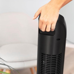 Cecotec Ventilateur de Tour avec Télécommande et Minuterie EnergySilence 7050 SkyLine Control, 45 W, Hauteur 33", Moteur en cuiv