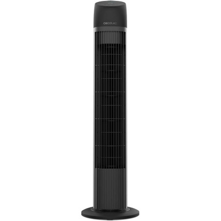 Cecotec Ventilateur de Tour avec Télécommande et Minuteur EnergySilence 8050 SkyLine Smart. 45 W, Hauteur 33", Moteur en cuivre,