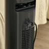 HOMCOM Ventilateur colonne silencieux 45 W, ventilateur tour pour chambre avec 3 modes 3 vitesses, télécommande, oscillant 70° e