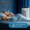 Aigostar Olaf - Climatiseur Mobile Silencieux de 3.5L,Refroidisseur d'air 3 Mode, 3 Vitesses.Télécommande, 6H Minuterie, Roues p