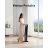 Ateroll Ventilateur Colonne Silencieux 91cm, Oscillant 90° avec Télécommande, 4 Vitesses 3 Modes Minuterie 12H & Écran LED, Vent