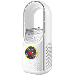 Ventilateur tour sans rotor silencieux 3 en 1, refroidisseur d'air et humidificateur d'air, 6 vitesses de vent et minuterie 6H, 