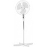 Clatronic Ventilateur sur pied | silencieux | diamètre 40 cm | oscillant/rotatif | hauteur + angle d'inclinaison réglables | gri