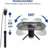 CLATRONIC VL 3603 S - Ventilateur - 50 W - Hauteur réglable - 3 vitesses - 4 niveaux (0-1-2-3) - Noir