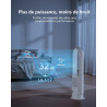 Ventilateur Tour Sans Pales, ULTTY Ventilateur avec Purificateur D'air Silencieux Avec H13 HEPA Filtre Télécommande, Hauteur 80 