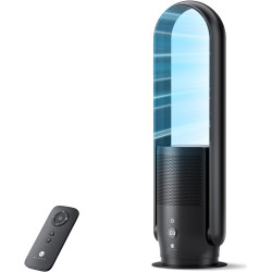 Ventilateur Tour Sans Pales, ULTTY Ventilateur avec Purificateur D'air Silencieux Avec H13 HEPA Filtre Télécommande, Hauteur 80 