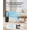 Ventilateur Tour Sans Pales, ULTTY Ventilateur avec Purificateur D'air Silencieux Avec H13 HEPA Filtre Télécommande, Hauteur 60 