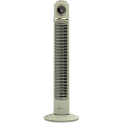 Cecotec - ventilateur de colonne energysilence 1090 skyline retro smart vert - 40 w, diamètre 81 cm, led et télécommande, 3 vite