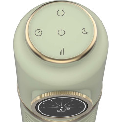 Cecotec - ventilateur de colonne energysilence 1090 skyline retro smart vert - 40 w, diamètre 81 cm, led et télécommande, 3 vite