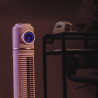 Cecotec - ventilateur de colonne energysilence 1090 skyline retro smart blanc - 40 w, diamètre 81 cm, led et télécommande, 3 vit