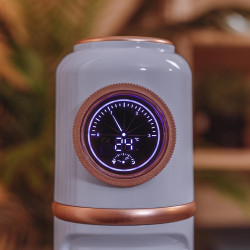 Cecotec - ventilateur de colonne energysilence 1090 skyline retro smart bleu - 40 w, diamètre 81 cm, lumière led, télécommande, 