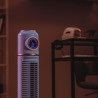 Cecotec - ventilateur de colonne energysilence 1090 skyline retro smart bleu - 40 w, diamètre 81 cm, lumière led, télécommande, 