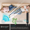 KESSER® Ventilateur de Tour Avec Télécommande | Angle d'Oscillation 90° | 3 Niveaux | 90 cm | Fonction Minuterie et Turbo | Colo