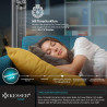 KESSER® Ventilateur tour avec télécommande - Angle d'oscillation à 90° - 3 niveaux - 90 cm - Fonction minuterie - Fonction turbo