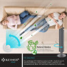 KESSER® Ventilateur tour avec télécommande - Angle d'oscillation à 90° - 3 niveaux - 90 cm - Fonction minuterie - Fonction turbo