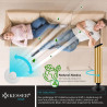 KESSER® Ventilateur de Tour Avec Télécommande | Angle d'Oscillation de 90° | 3 Niveaux | 90 cm | Fonction Minuterie et Turbo | C