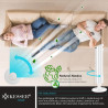KESSER Ventilateur tour avec télécommande - ventilateur à colonne avec écran LED - ventilateur sur pied - climatiseur