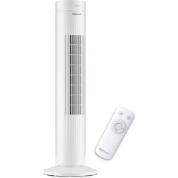 Pro Breeze Ventilateur Colonne Oscillante, Tour de 79 cm, Oscillation 70°, 60 Watts, 3 Vitesses - Télécommande et Minuterie, Pro