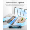 Pro Breeze Ventilateur Colonne Oscillante, Tour de 79 cm, Oscillation 70°, 60 Watts, 3 Vitesses - Télécommande et Minuterie, Pro