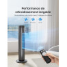 Pelonis Ventilateur Tour Très Silencieux, Télécommande, 3 Vitesses, Minuterie 7H et 3 Modes, pour Chambre