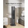 Pelonis Ventilateur Tour Très Silencieux, Télécommande, 3 Vitesses, Minuterie 7H et 3 Modes, pour Chambre