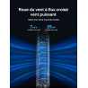 Pelonis Ventilateur Tour Silencieux, 40 Pouces 102CM avec Télécommande, 7m/s Oscillation 90°, Minuterie 15H et 3 Vitesses