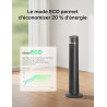 Pelonis Ventilateur Tour Silencieux, 40 Pouces 102CM avec Télécommande, 7m/s Oscillation 90°, Minuterie 15H et 3 Vitesses