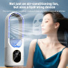 Eznaobo ventilateur tour sans pales,ventilateur colonne ventilateur silencieux, 6 vitesses de réglage,humidification,ventilateur