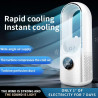 Eznaobo ventilateur tour sans pales,ventilateur colonne ventilateur silencieux, 6 vitesses de réglage,humidification,ventilateur