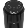 HOMCOM Ventilateur colonne silencieux 45 W, ventilateur tour pour chambre à coucher 4 modes 3 vitesses, télécommande, oscillant 