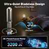 TP18Pro Ventilateur Tour Sans Pale, Chauffage & Refroidissement 2-en-1, Télécommande et Commande Tactile, 10 Niveaux Froid + 3 C