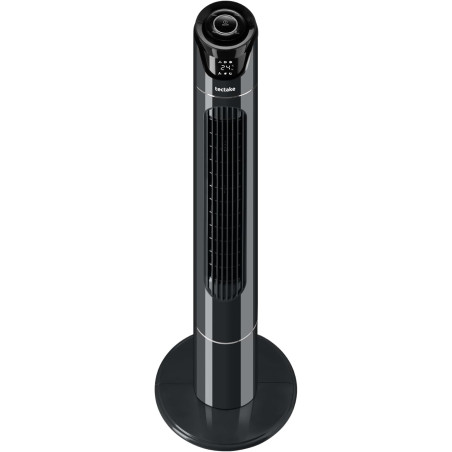 tectake® Ventilateur Colonne 110 cm, 3 modes et 3 vitesses, Fonction de minuterie, Ecran LED, Télécommande, Ventilateur Silencie