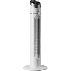 tectake® Ventilateur Colonne 90 cm, 3 modes et 3 vitesses, Fonction de minuterie, Ecran LED, Télécommande, Ventilateur Silencieu