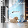 tectake® Ventilateur Colonne 90 cm, 3 modes et 3 vitesses, Fonction de minuterie, Ecran LED, Télécommande, Ventilateur Silencieu