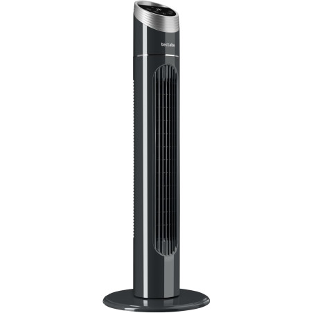 tectake® Ventilateur Colonne 90 cm, 3 modes et 3 vitesses, Fonction de minuterie, Ecran LED, Télécommande, Ventilateur Silencieu