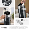 tectake® Ventilateur Colonne 90 cm, 3 modes et 3 vitesses, Fonction de minuterie, Ecran LED, Télécommande, Ventilateur Silencieu