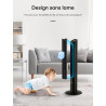 FOHERE Ventilateur Colonne Silencieux (32dB) - 102cm avec Moteur DC (28W) - Ventilateur Télécommande (Touches Muettes) - Brise M