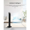 FOHERE Ventilateur Colonne Silencieux (32dB) - 102cm avec Moteur DC (28W) - Ventilateur Télécommande (Touches Muettes) - Brise M