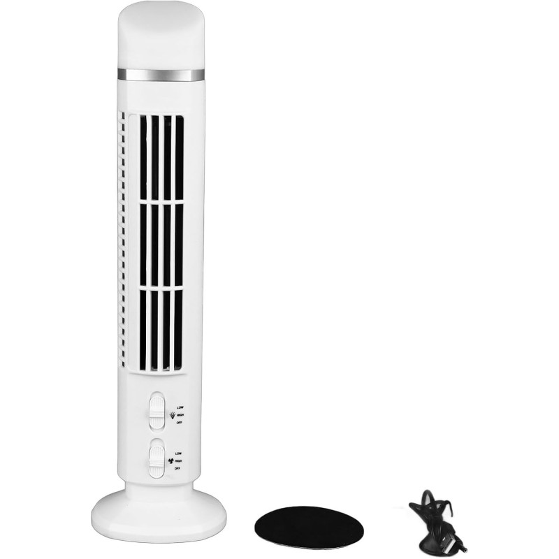 Ventilateur Tour pour Chambre à Coucher bladeless desk fan Ventilateur Oscillant à 90 Degrés ventilateur Ventilateur de Bureau U