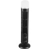 Ventilateur Tour pour Chambre à Coucher, Ventilateur Oscillant à 90 Degrés, Ventilateur de Bureau USB Portable Silencieux avec L