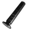 Ventilateur Tour pour Chambre à Coucher, Ventilateur Oscillant à 90 Degrés, Ventilateur de Bureau USB Portable Silencieux avec L