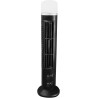 Ventilateur Tour pour Chambre à Coucher, Ventilateur Oscillant à 90 Degrés, Ventilateur de Bureau USB Portable Silencieux avec L
